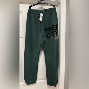 Freecity Green Track Pants
